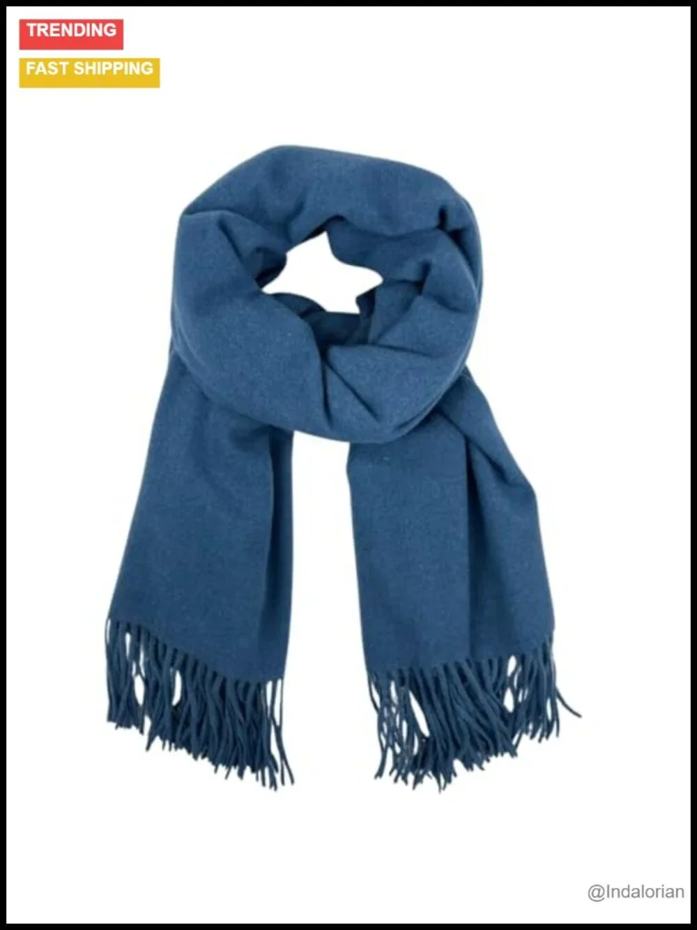 Large Wool Blend Scarf - Cold Weather Wrap or Shawl